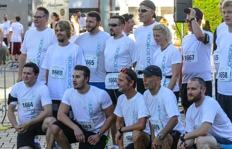 Unser Team "Die Schröas" beim TARGOBANK Run 2016