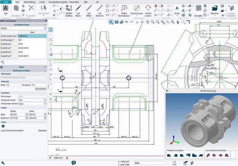 Mit dieser Freeware DWG- und DXF-Dateien öffnen und bearbeiten