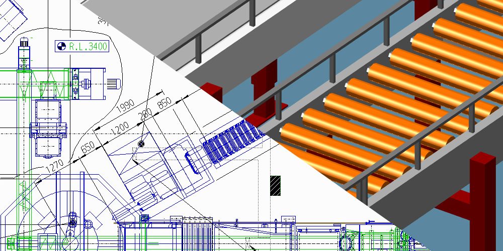 Fabriklayout in 2D und 3D Fabriklayout in 2D und 3D