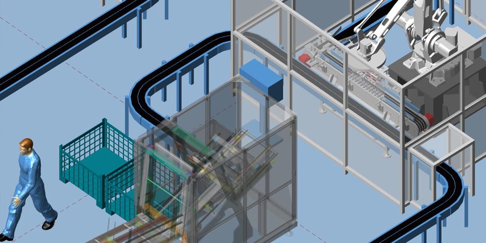3D-Modelle und Kataloge für ganzheitliche Fabriklayouts 3D-Modelle und Kataloge für ganzheitliche Fabriklayouts