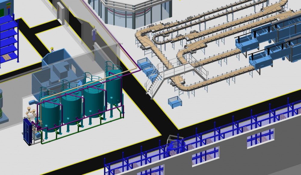 M4 PLANT - Anlagenbau und Fabrikplanung Software Fabrikplanung Software 3D-Planung