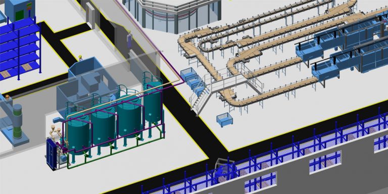 Fabrikplanung Software 3D-Planung