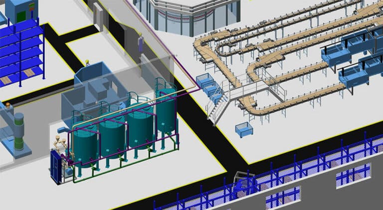 Fabrikplanung Software 3D-Planung