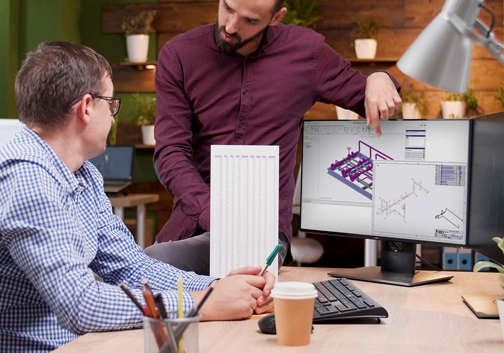 M4 Iso Rohrleitung-Isometrie Creo Piping