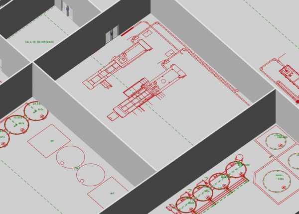 M4 PLANT bietet Standardkataloge mit 3D-Komponenten, Drag & Drop und Auto-Routing-Funktionalität